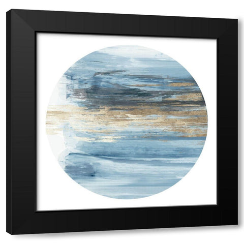 New Blue I  Black Modern Wood Framed Art Print by Reeves, Tom