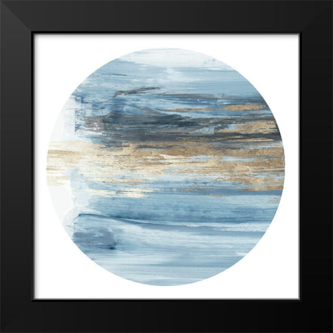 New Blue I  Black Modern Wood Framed Art Print by Reeves, Tom