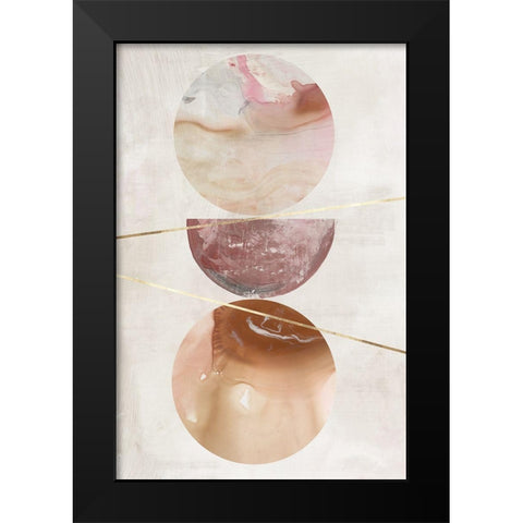 Balance of Blush I  Black Modern Wood Framed Art Print by Reeves, Tom