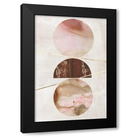 Balance of Blush II  Black Modern Wood Framed Art Print by Reeves, Tom