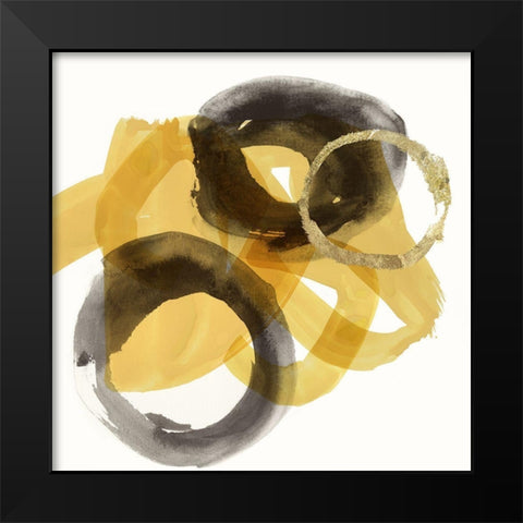 Dynamo II Black Modern Wood Framed Art Print by Reeves, Tom