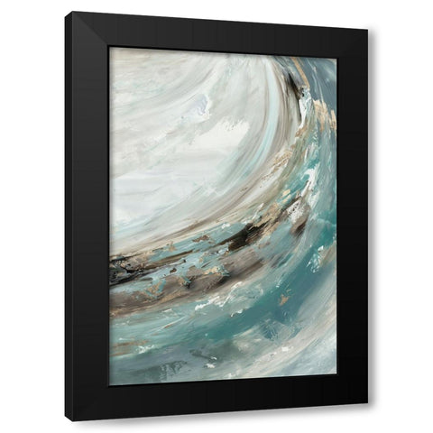 Rhythmic Waters III Black Modern Wood Framed Art Print with Double Matting by Reeves, Tom