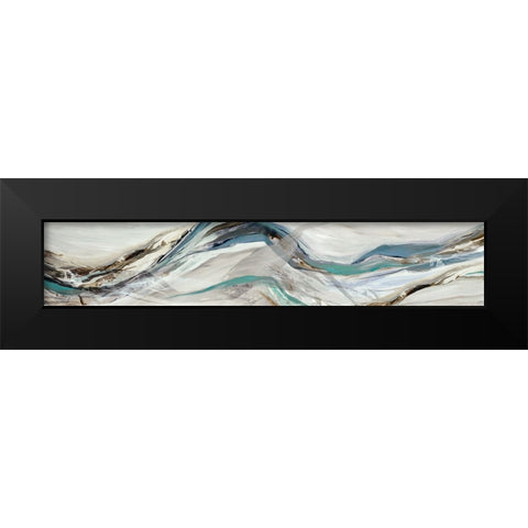 Infinite Impressions I Black Modern Wood Framed Art Print by Reeves, Tom