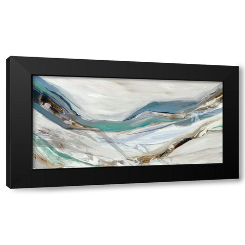 Infinite Impressions I Black Modern Wood Framed Art Print with Double Matting by Reeves, Tom