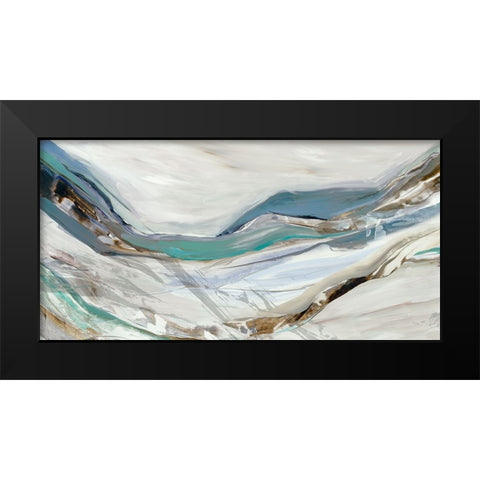 Infinite Impressions I Black Modern Wood Framed Art Print by Reeves, Tom