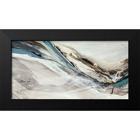 Infinite Impressions II Black Modern Wood Framed Art Print by Reeves, Tom