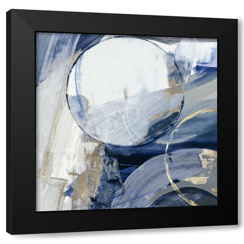 Blue Halo I Black Modern Wood Framed Art Print by Reeves, Tom