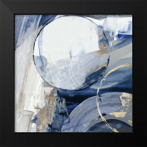 Blue Halo I Black Modern Wood Framed Art Print by Reeves, Tom