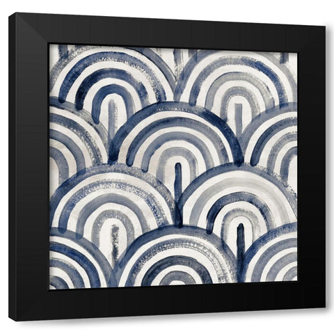 Electric Dreams I Black Modern Wood Framed Art Print with Double Matting by Reeves, Tom