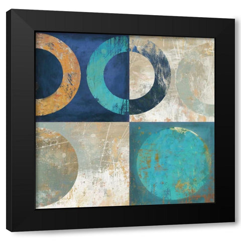 Accordance I Black Modern Wood Framed Art Print by Reeves, Tom