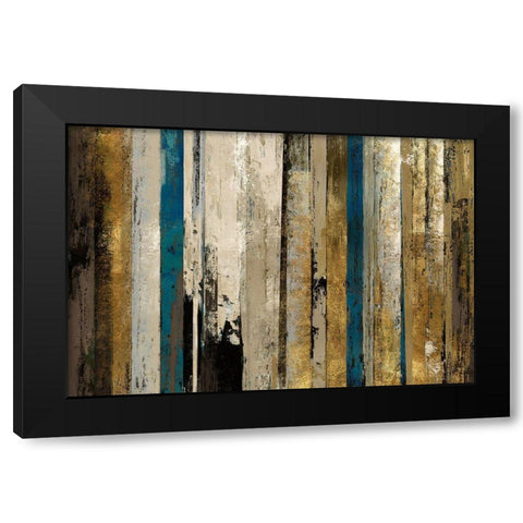Gold Forest Black Modern Wood Framed Art Print with Double Matting by Reeves, Tom