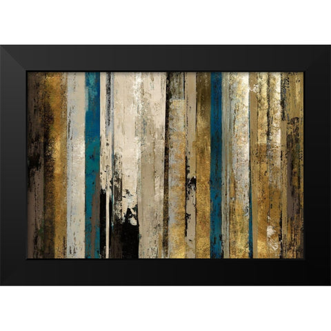 Gold Forest Black Modern Wood Framed Art Print by Reeves, Tom
