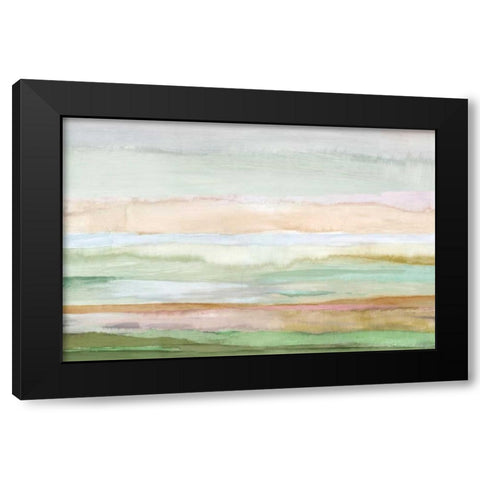 Pursuit Black Modern Wood Framed Art Print by Reeves, Tom