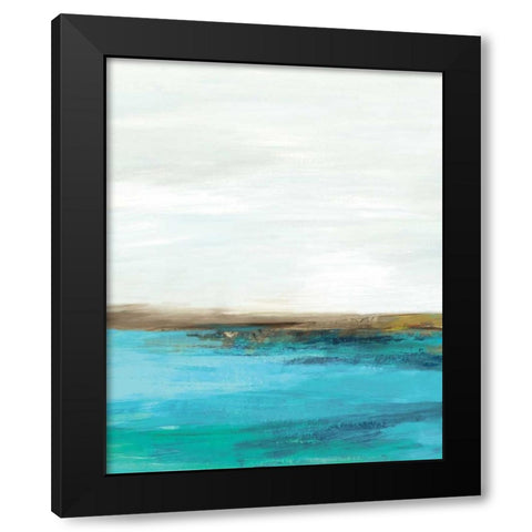 Pastoral Landscape I Black Modern Wood Framed Art Print by Reeves, Tom