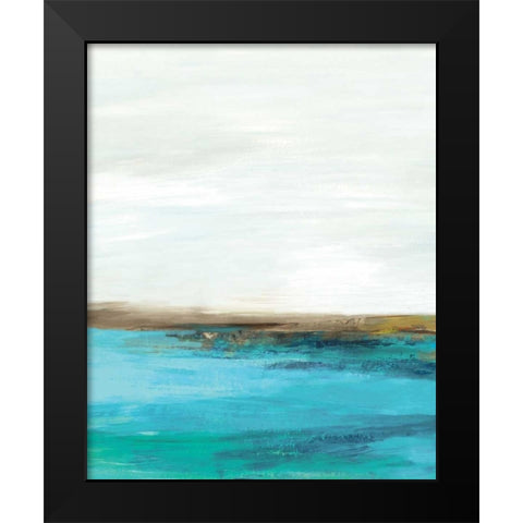 Pastoral Landscape I Black Modern Wood Framed Art Print by Reeves, Tom