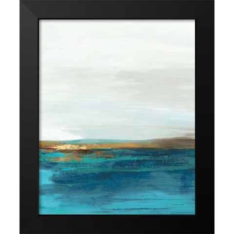 Pastoral Landscape II Black Modern Wood Framed Art Print by Reeves, Tom