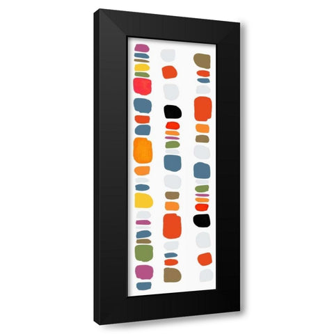 Pebble I Black Modern Wood Framed Art Print with Double Matting by Reeves, Tom