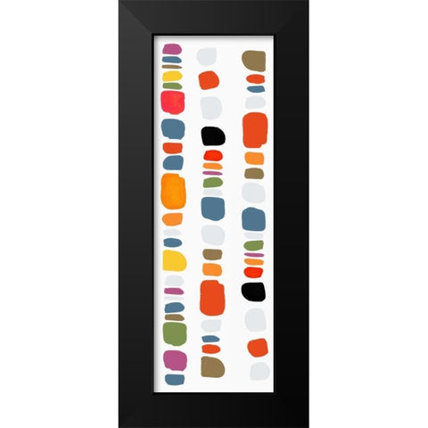 Pebble I Black Modern Wood Framed Art Print by Reeves, Tom