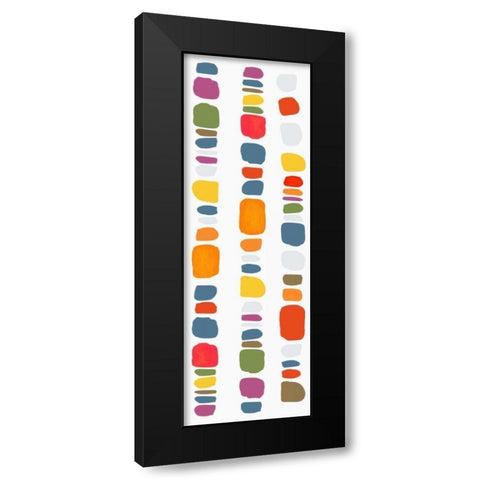 Pebble II Black Modern Wood Framed Art Print by Reeves, Tom