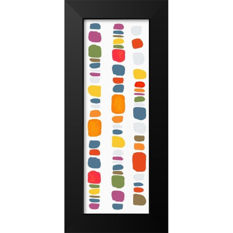 Pebble II Black Modern Wood Framed Art Print by Reeves, Tom