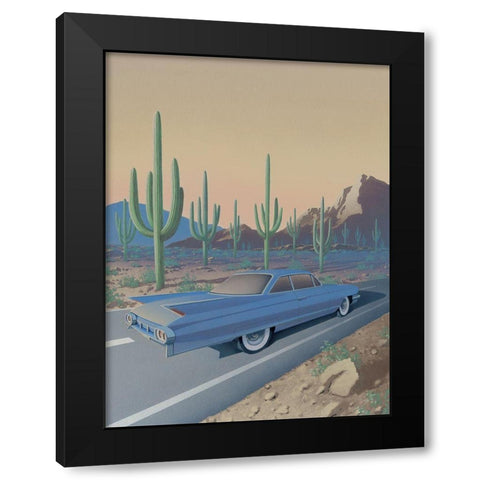 Saguaro National Park Black Modern Wood Framed Art Print by Courtney, Richard