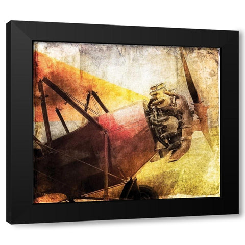 Boyancy II Black Modern Wood Framed Art Print with Double Matting by James, Richard