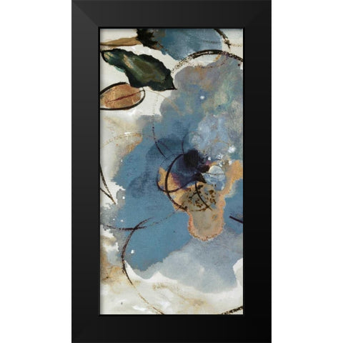 Softly Blushing III Black Modern Wood Framed Art Print by Palmer, Ruther