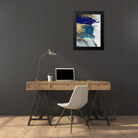 Riviera II Black Modern Wood Framed Art Print by Palmer, Ruth