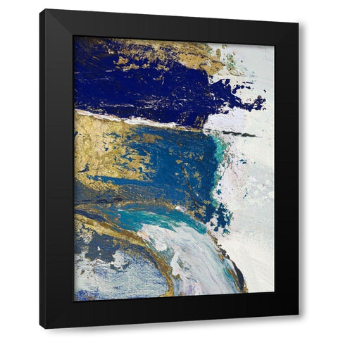 Riviera II Black Modern Wood Framed Art Print by Palmer, Ruth