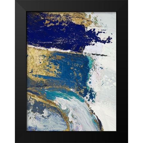 Riviera II Black Modern Wood Framed Art Print by Palmer, Ruth