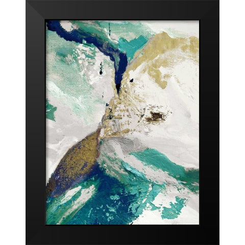 Riviera III Black Modern Wood Framed Art Print by Palmer, Ruth