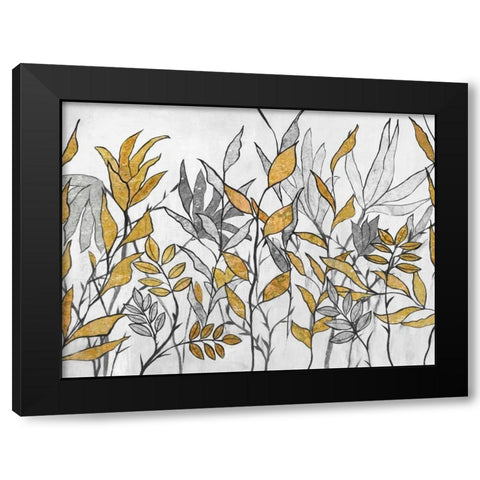 Seedlings I Black Modern Wood Framed Art Print with Double Matting by Palmer, Ruther