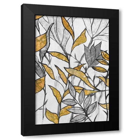Seedlings III Black Modern Wood Framed Art Print by Palmer, Ruther