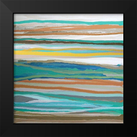 Room to Breathe II Black Modern Wood Framed Art Print by Palmer, Ruth