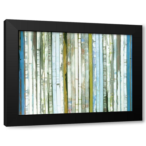 Day at the Beach Black Modern Wood Framed Art Print with Double Matting by Palmer, Ruth