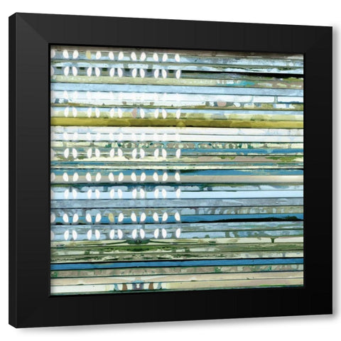 Horizontal Ends Black Modern Wood Framed Art Print with Double Matting by Palmer, Ruth