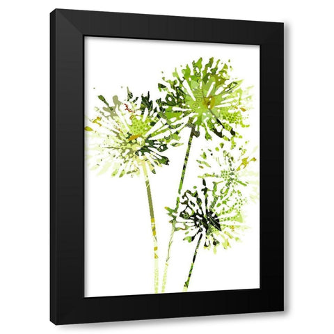 Mystique II Black Modern Wood Framed Art Print with Double Matting by Mountain, Ricki