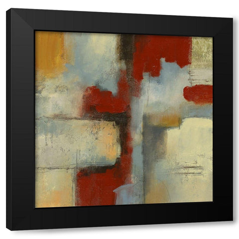 Mirage I Black Modern Wood Framed Art Print with Double Matting by Austin, L.