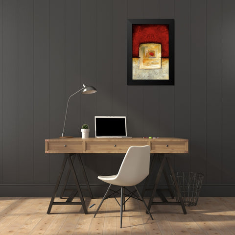 Short  Black Modern Wood Framed Art Print by Ridgers, Lisa