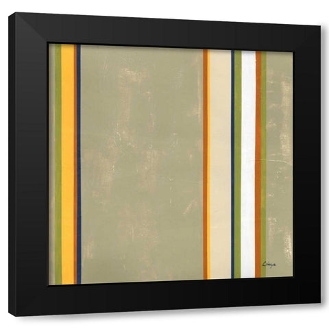 Equinox I Black Modern Wood Framed Art Print with Double Matting by Linza