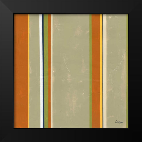Equinox II Black Modern Wood Framed Art Print by Linza