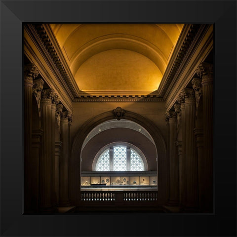 Museum I Black Modern Wood Framed Art Print by Schenck, Robert