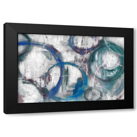 Misty Reflections Black Modern Wood Framed Art Print by Selkirk, Edward