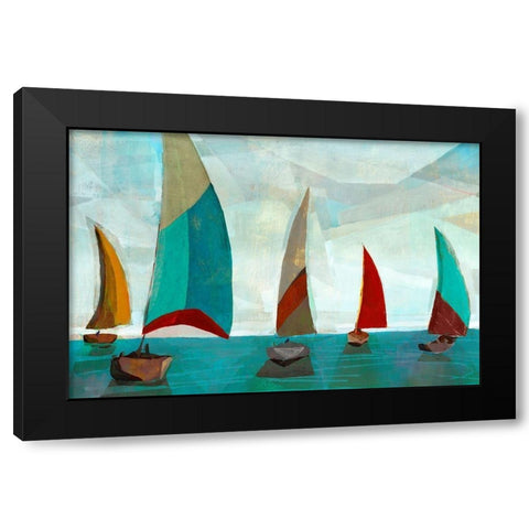 Gallivant Black Modern Wood Framed Art Print with Double Matting by Selkirk, Edward