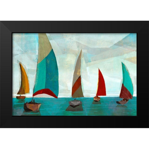 Gallivant Black Modern Wood Framed Art Print by Selkirk, Edward