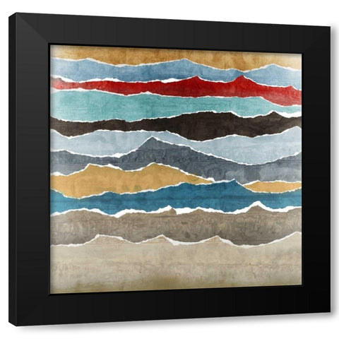 Torn I Black Modern Wood Framed Art Print with Double Matting by Selkirk, Edward