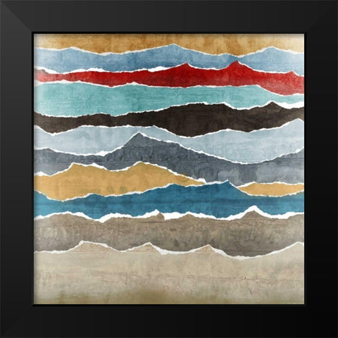 Torn I Black Modern Wood Framed Art Print by Selkirk, Edward