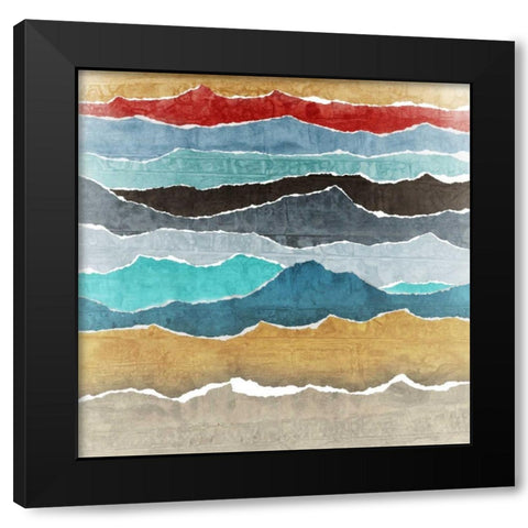 Torn II Black Modern Wood Framed Art Print by Selkirk, Edward