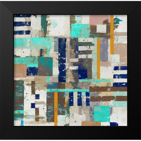 Acres I Black Modern Wood Framed Art Print by Selkirk, Edward