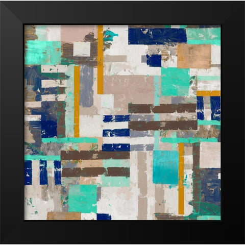 Acres II Black Modern Wood Framed Art Print by Selkirk, Edward
